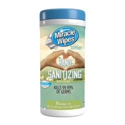 (70ct) MiracleWipes for Hand Sanitizing 