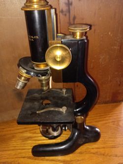 Antique Bosch And Lomb Microscope