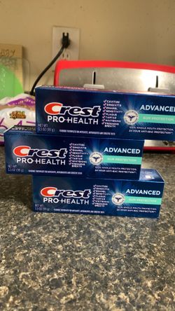 Crest Pro-Health Advanced Toothpaste -3 Items !($11.91+ Value )
