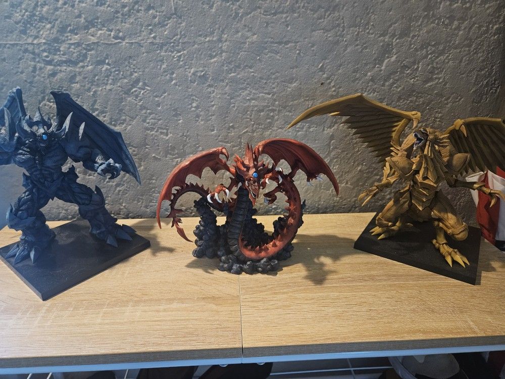 Yugioh Egyptian God's Statues