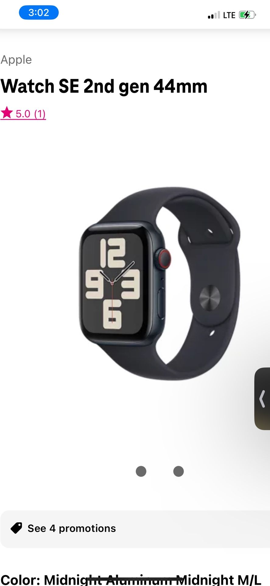 Apple Watch 44mm 2nd Gen