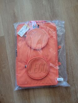 Brand NEW Orange Lego Backpack