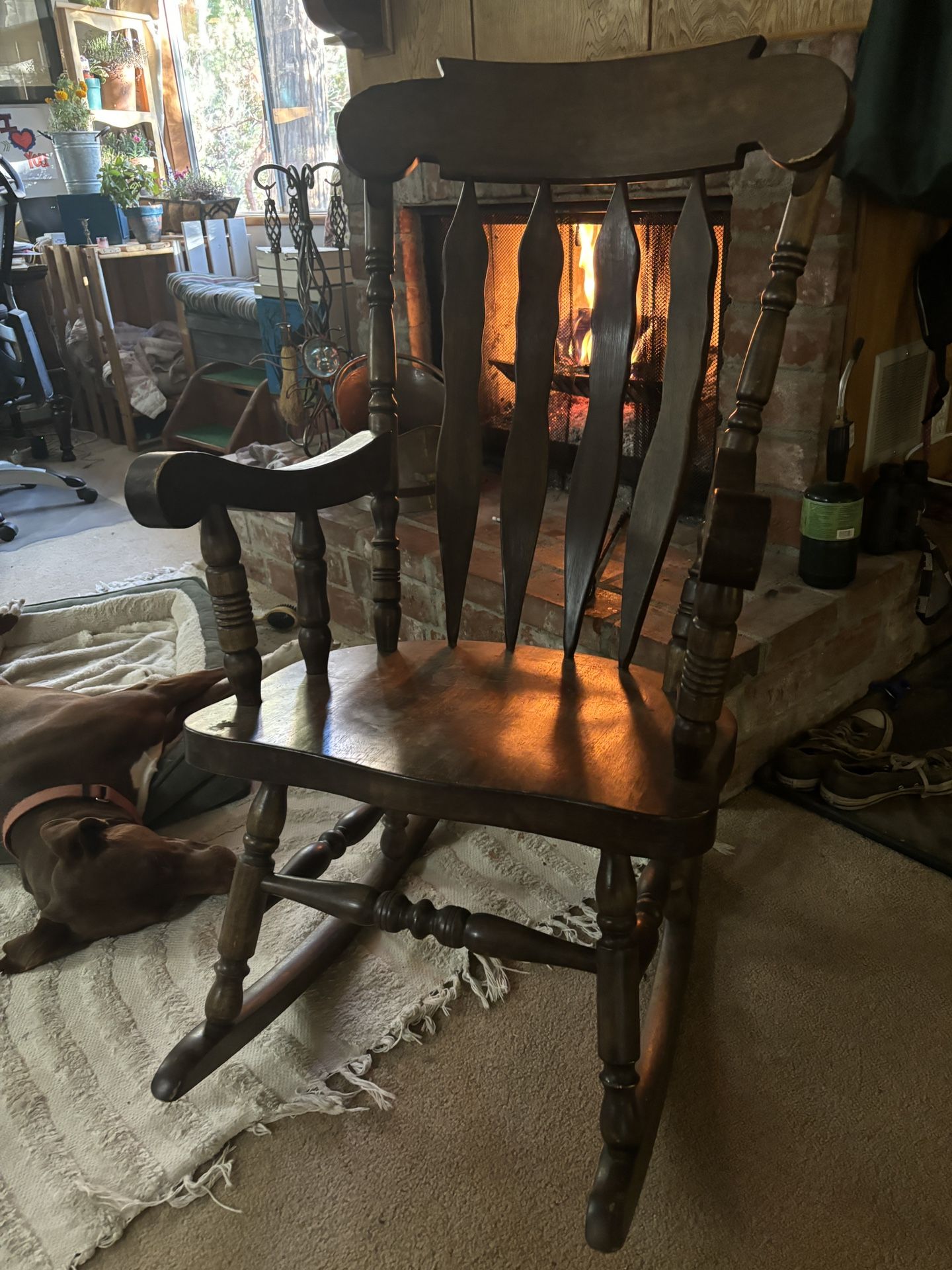 Solid Wood Rocking Chair