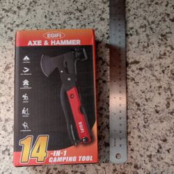New 14 Tools In 1 Multi Camping Tool