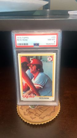 1978 Topps Peter Rose PSA 8