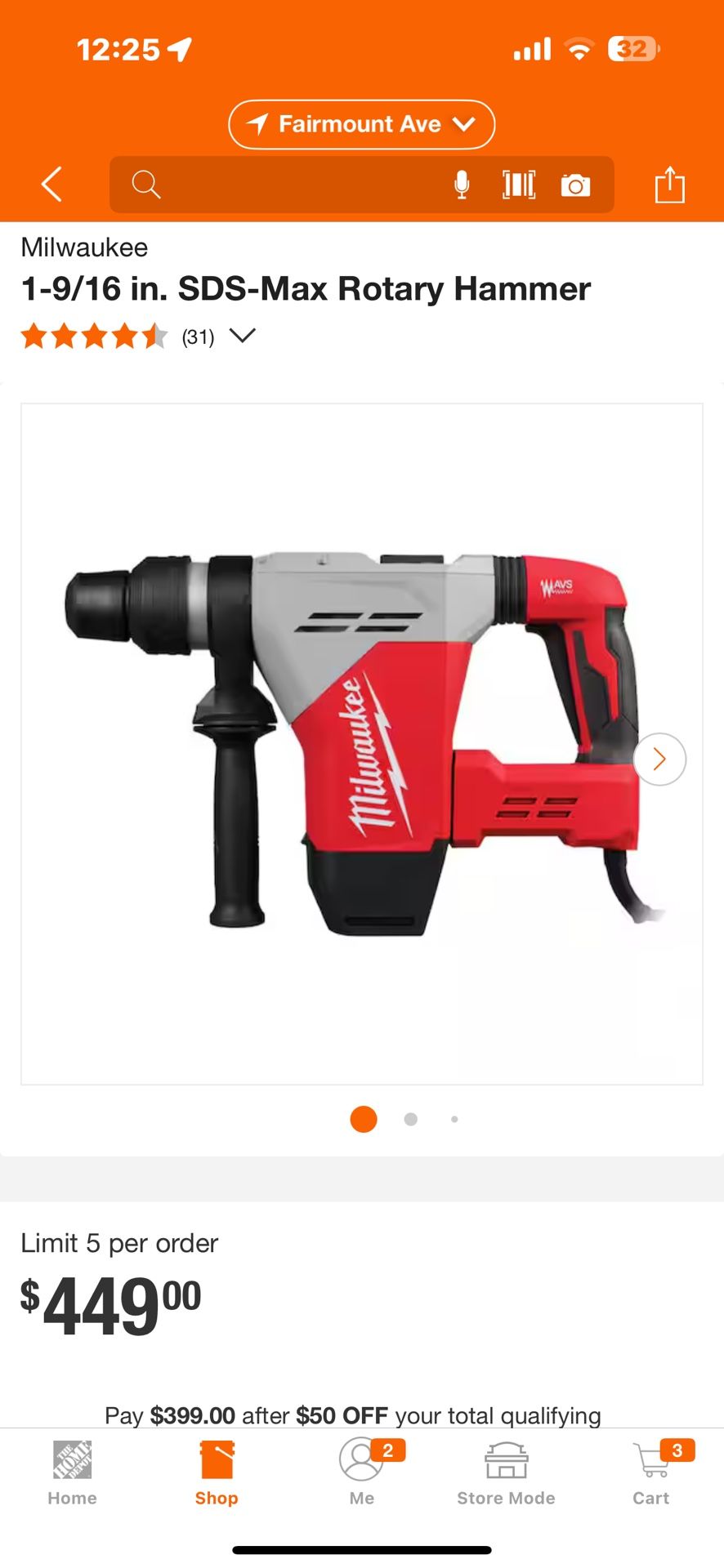 SDS-Max Rotary Hammer