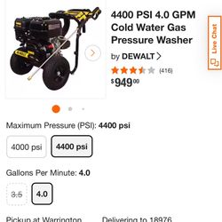 Dewalt Power Washer 