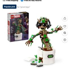 Unopened Dancing Lego Groot