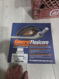 General Flexicore Replacement Drain Cleaning Cable 25ft