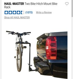 Two Bike Hitch Mount Bike Rack