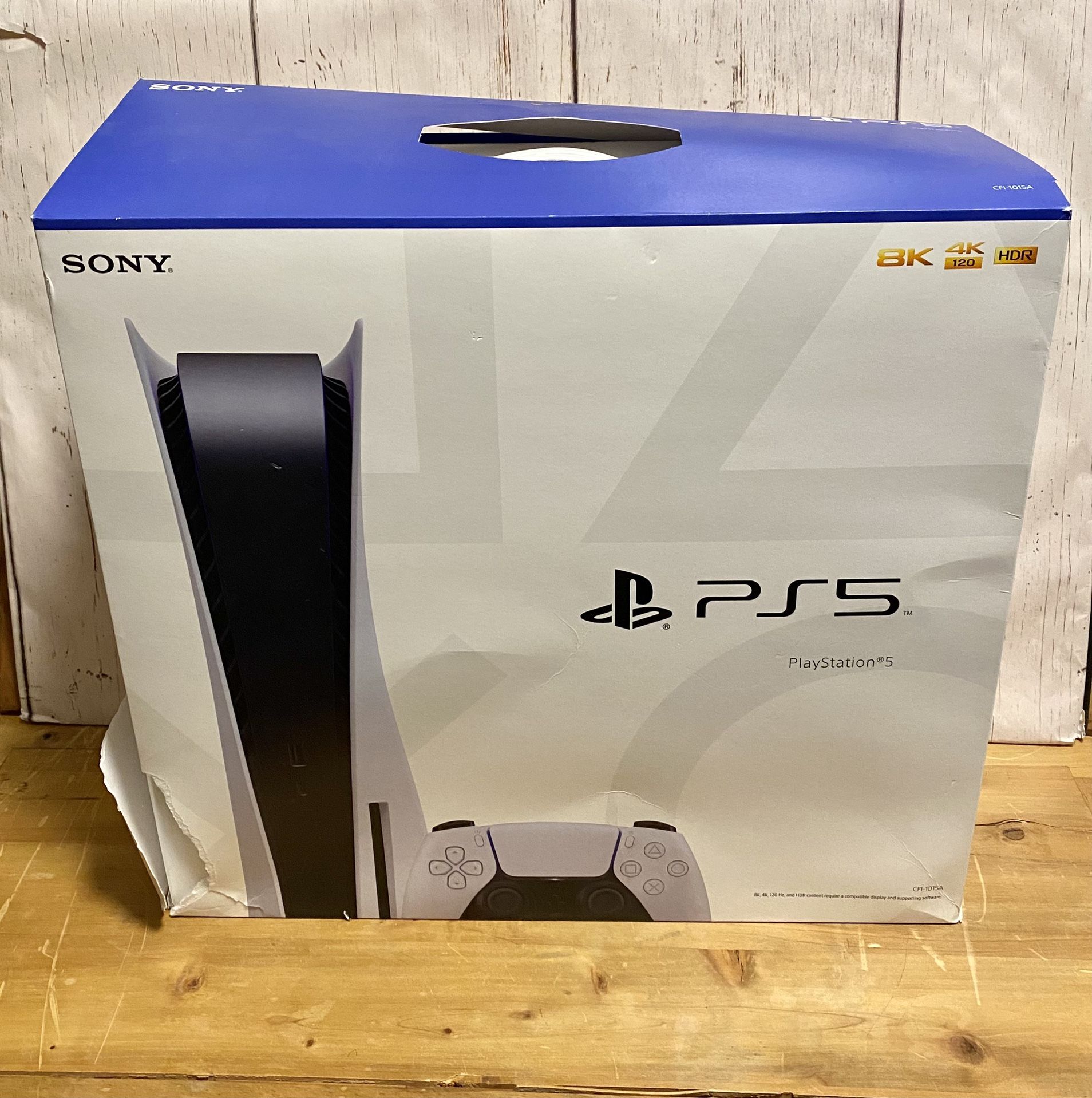 Empty PS5 Box