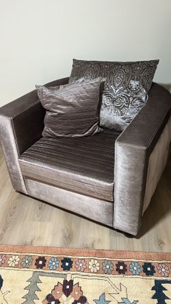 Velvet sofa