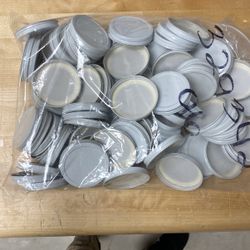 96 Metal Jar Lids 