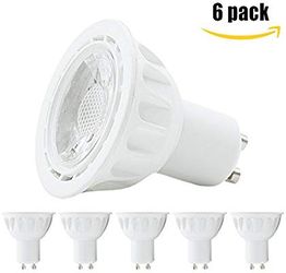 New! LEDIARY 6 Pack GU10 LED Bulbs 50W Halogen