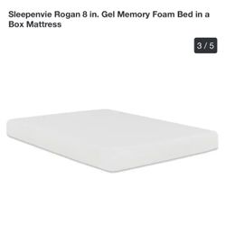 Queen 8” Gel Memory Foam Mattress 