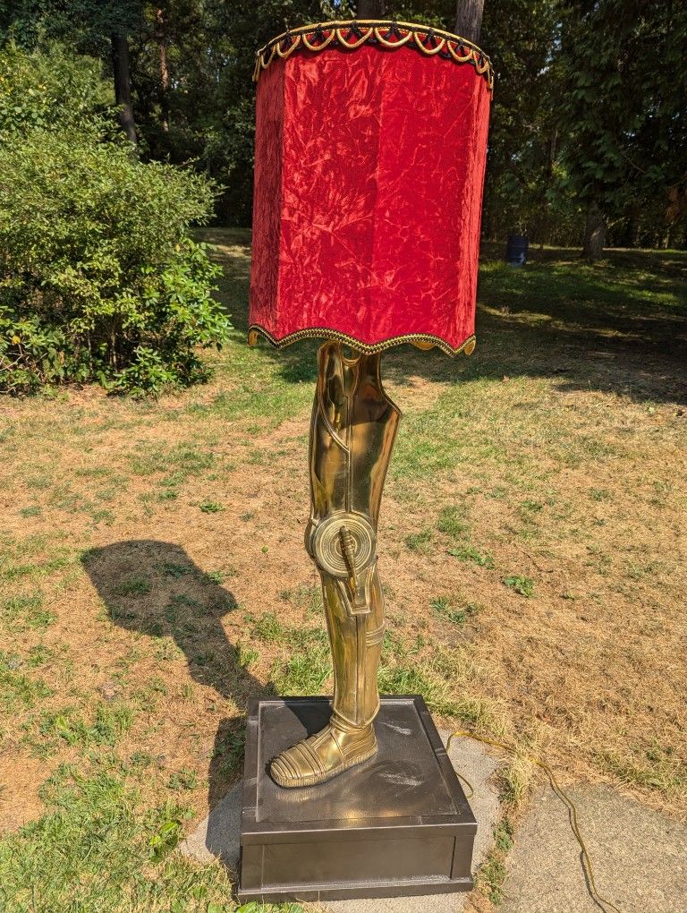 Life-sized C3PO Leg Lamp