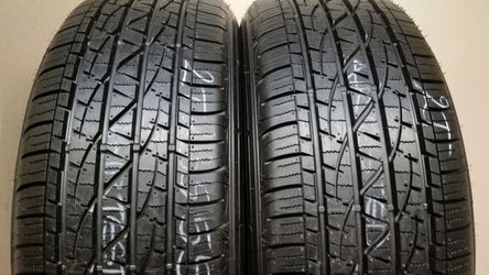 2 Tires 235 55 19 firestone destination LE2 like new 100% tread no repairs