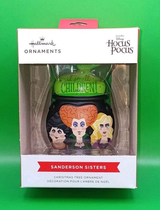 Hallmark Hocus Pocus Sanderson Sisters Cauldron Ornament