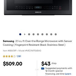 Samsung Microwave 