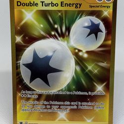 Double turbo energy Pokemon card Near Mint
