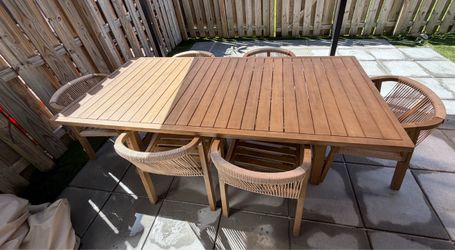 Wood Patio table