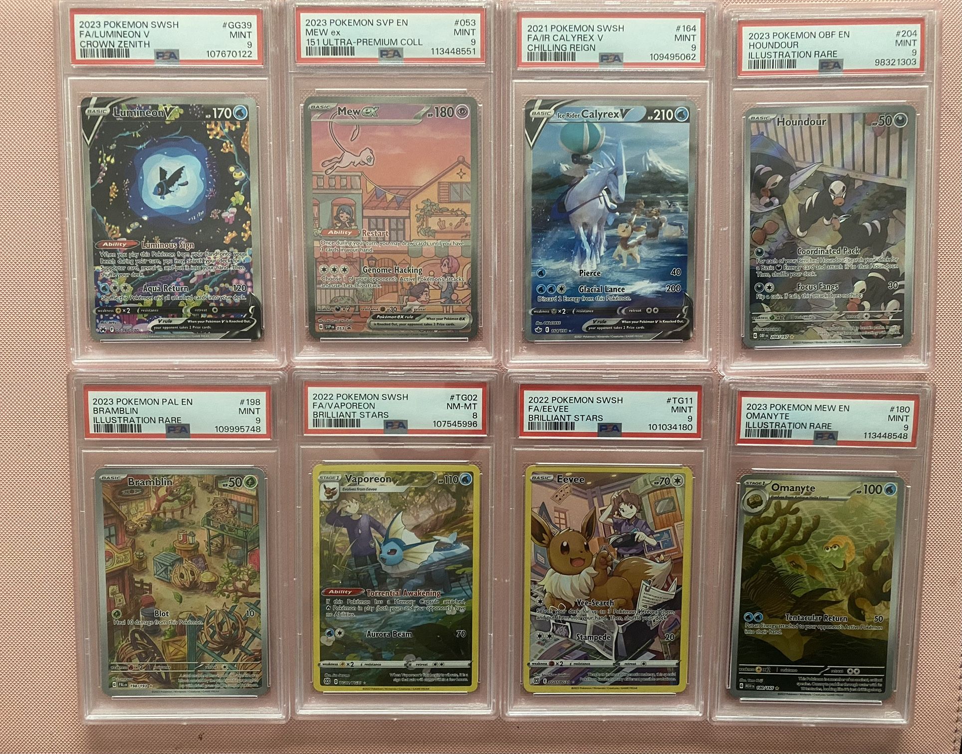 PSA SLAB LOT $100 Cash Firm! Selling As A Lot!