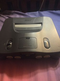 Nintendo 64 Home Console - Black With 2 Controllers 1 Game