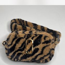 Marc Jacobs Snapshot faux fur crossbody bag