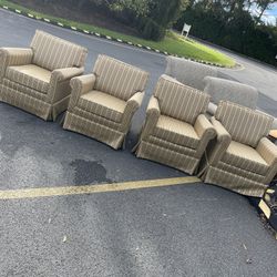 4 Golden Chairs