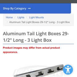 Kartek Aluminum Tail Light Box 