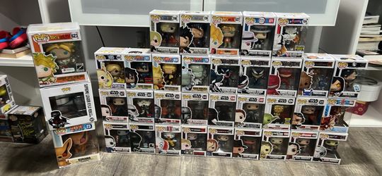 Collection of Funko Pops