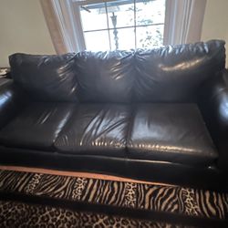 Preowned Pillow back sleeper sofa and loveseat 