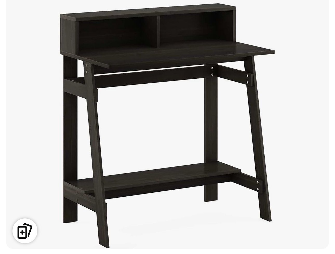 Furinno Simplistic a Frame Computer Desk, Espresso