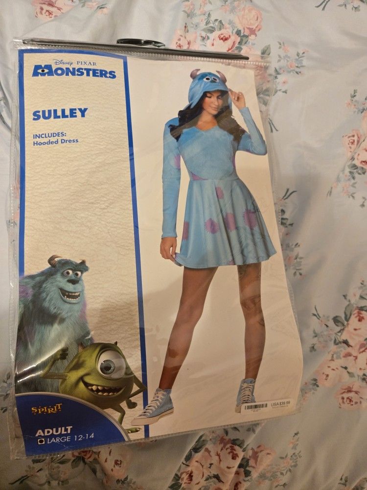 Monsters Inc Sulley Adult Dress Halloween Costume