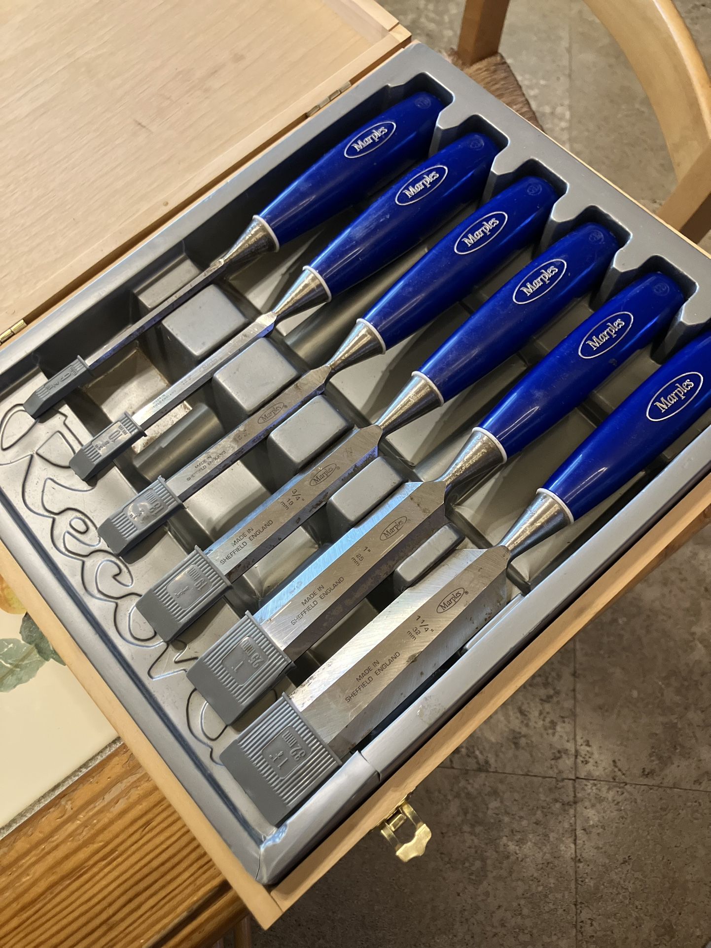 Professional Marples Chisel Set Of 6