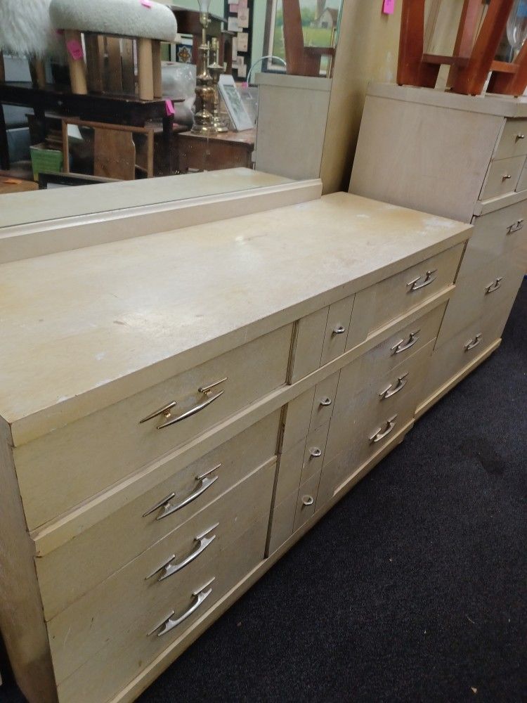 Dresser And Mirror