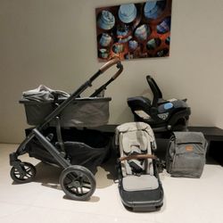 UPPAbaby Vista V2 stroller & Mesa baby seat