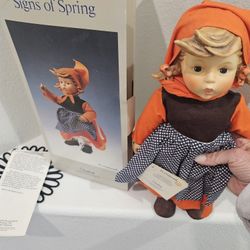 MJ Hummel Porcelain Doll 1984