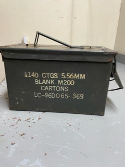 Military Surplus 5.56mm Ammo Can
