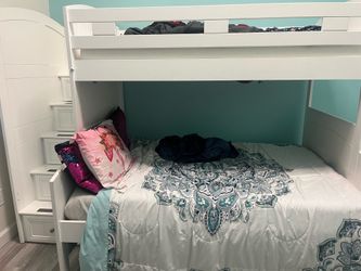 Bunk bed with stairs