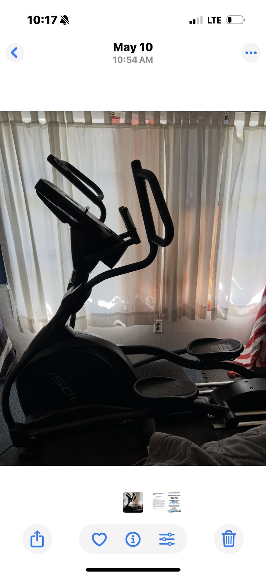 Excercise Elliptical Sole E35