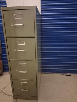 4-Drawer Metal Vertical Filing Cabinet Missing lock