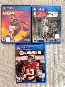 (NOT FREE!) PS4 Game Bundle – NBA 2K23, 2K25, Madden 25