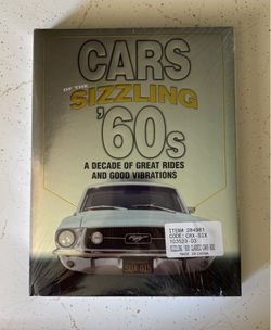 Cars of the Sizzling ’60s Hardcover Book – New Sealed in Plastic