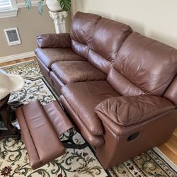 2 Leather couches FREE