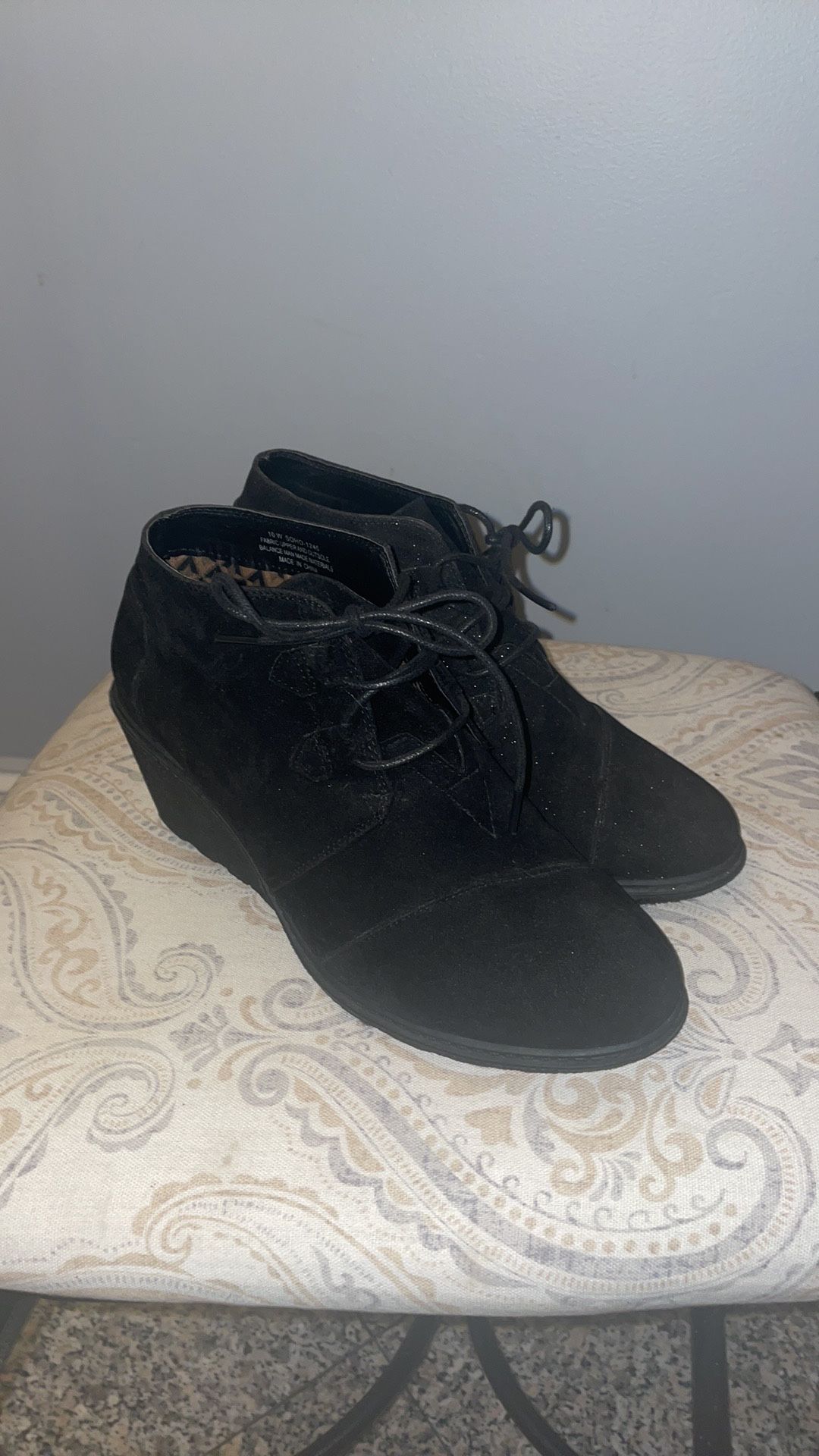 Cloudwalker Womens Heeled Bootie Size 10 W
