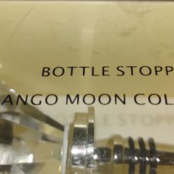 Mango Moon Collection Diamond Glass Wine Bottle Stopper, 