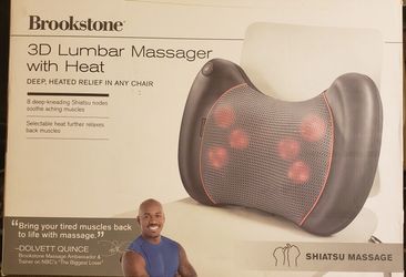 Brookstone 3D Lumbar Massager with Heat