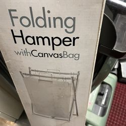 Stainless steel folding Hamper