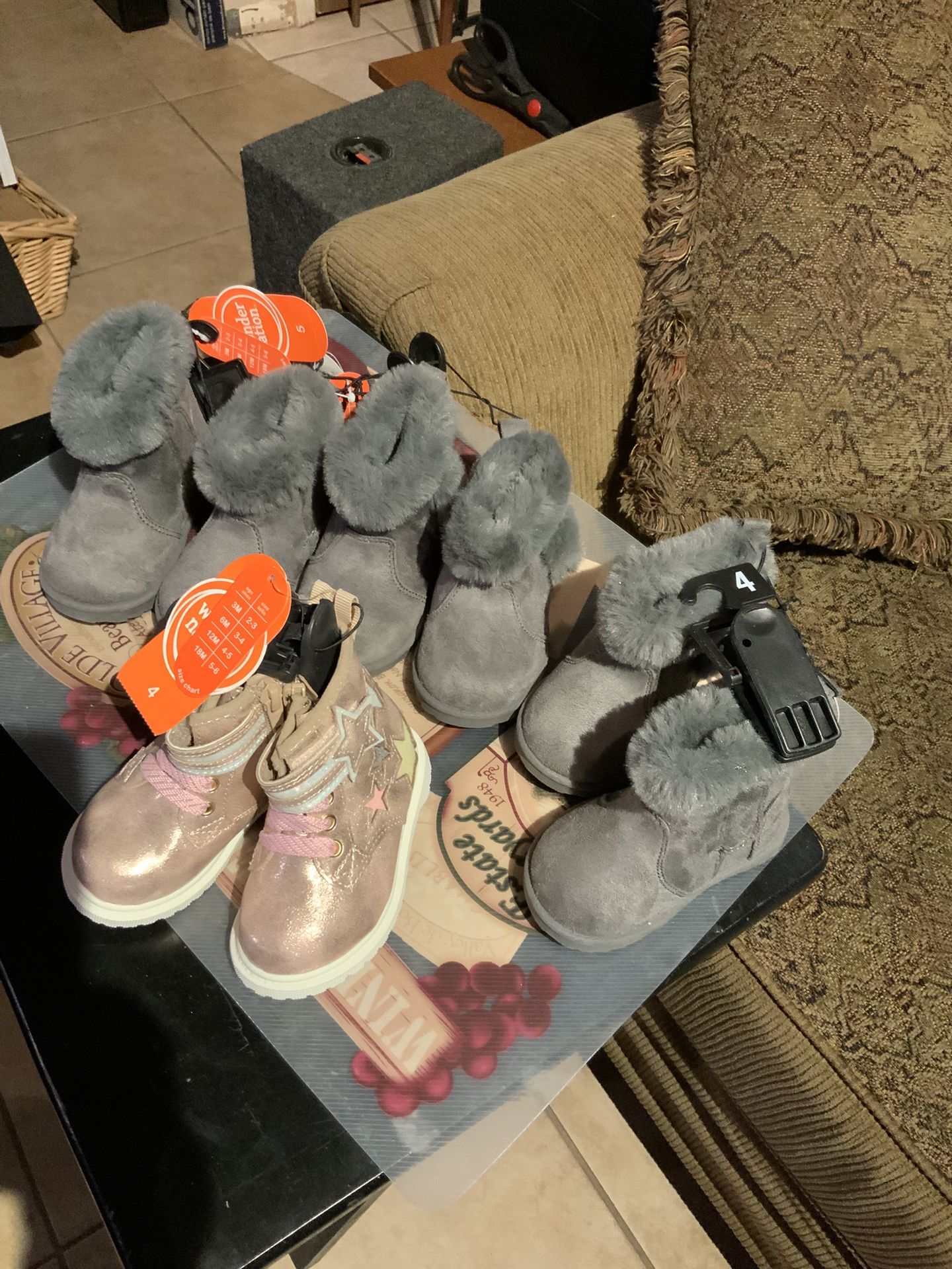 Little Girl Boots. $10 Ea
